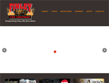 Tablet Screenshot of finleyfire.com
